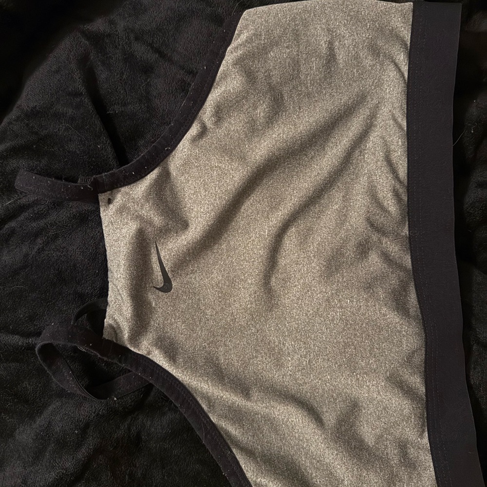 Nike Gray and Black Performance Top